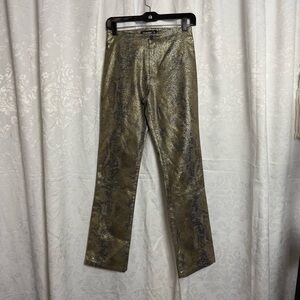 Tark 1 Gold Straight Leg Pants